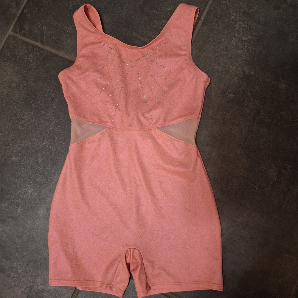 Cat & Jack Coral Shapewear Bodysuit